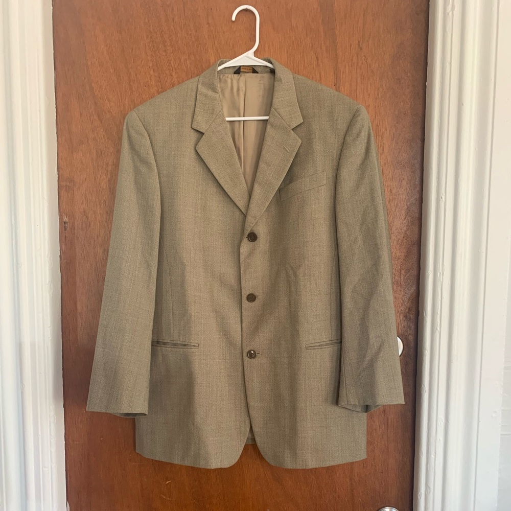 Vintage Donna Karan Signature Men’s Tan Jacket Size 42/35